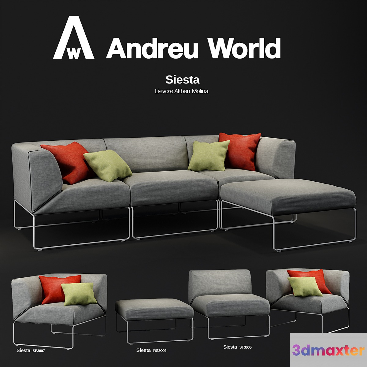 SOFA ANDREU WORLD SIESTA COLECTION