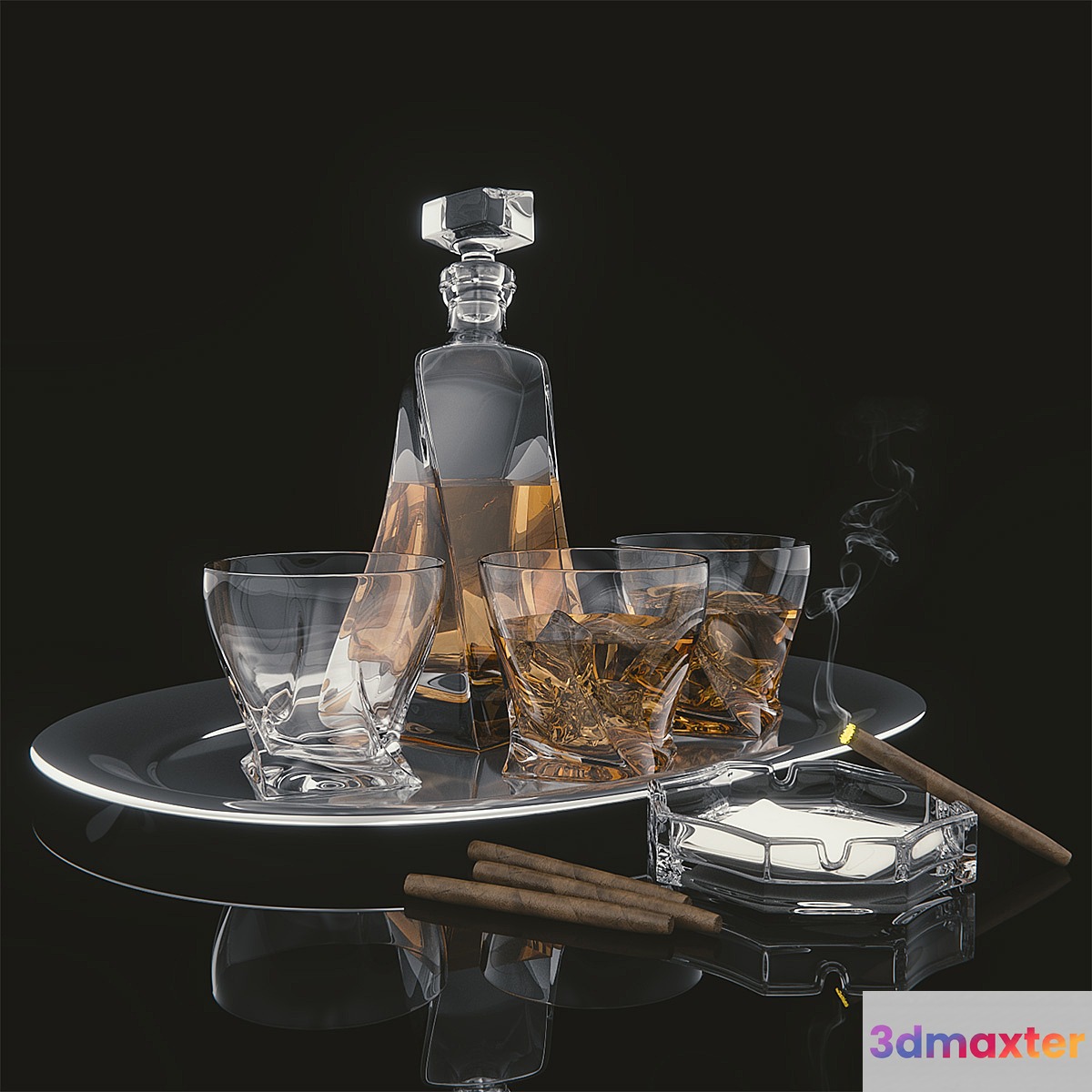 Decanter Sapphire set of 6