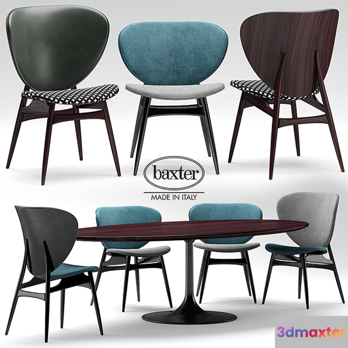 Table and chairs baxter ALVARO ALMA - No.2