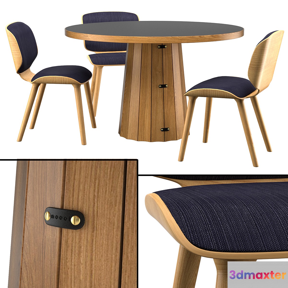 Container Table Bodhi with Linoak Top - No.2