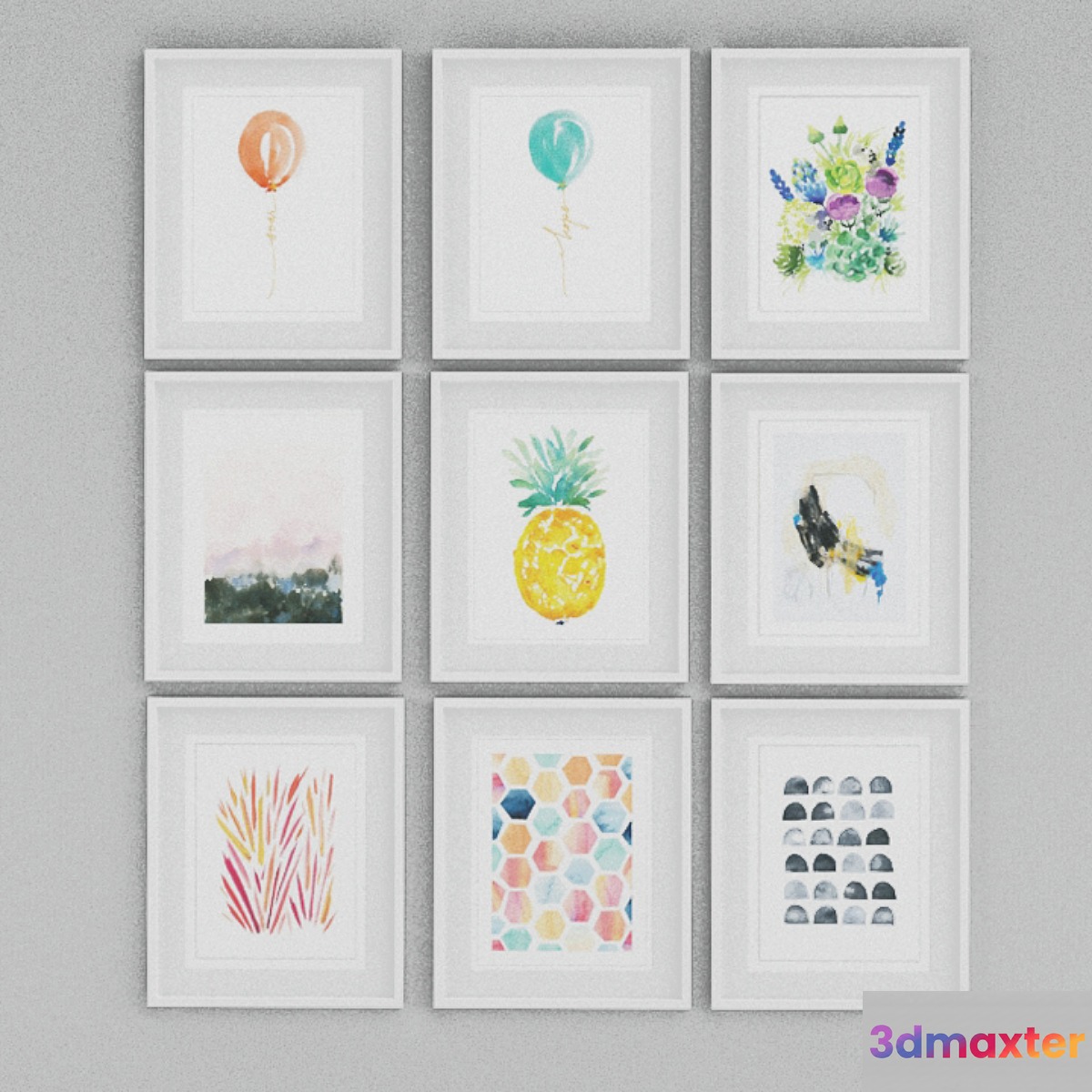 Minted for west elm 3D Max