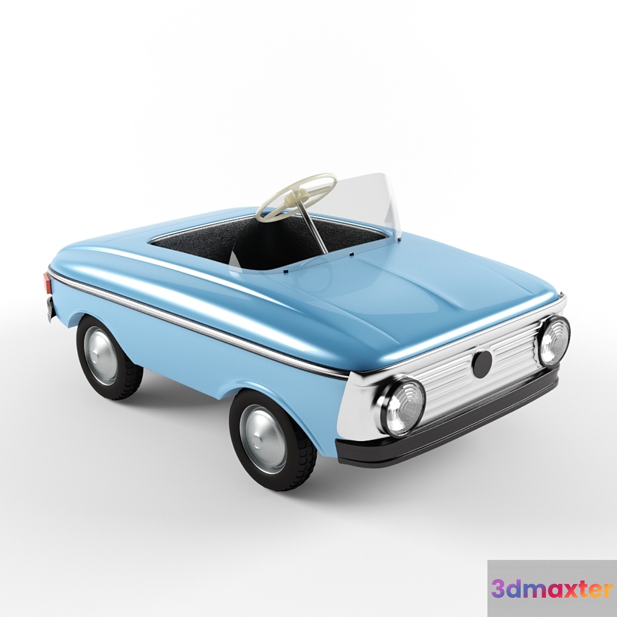 pedal car 3D Max