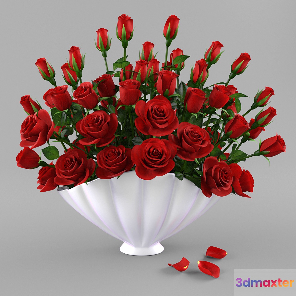 roses 3D Max
