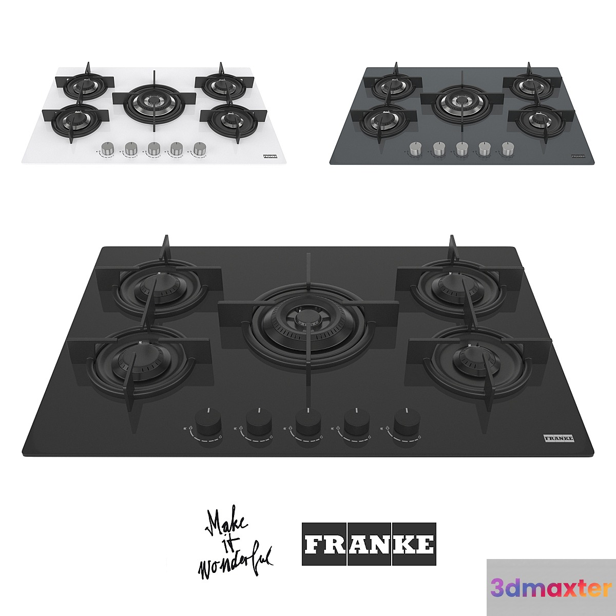 Franke New Crystal FHCR 755 3D Max