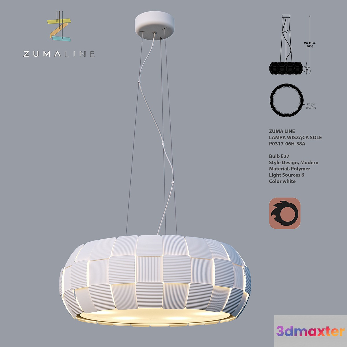 Chandelier WISZĄCA SOLE