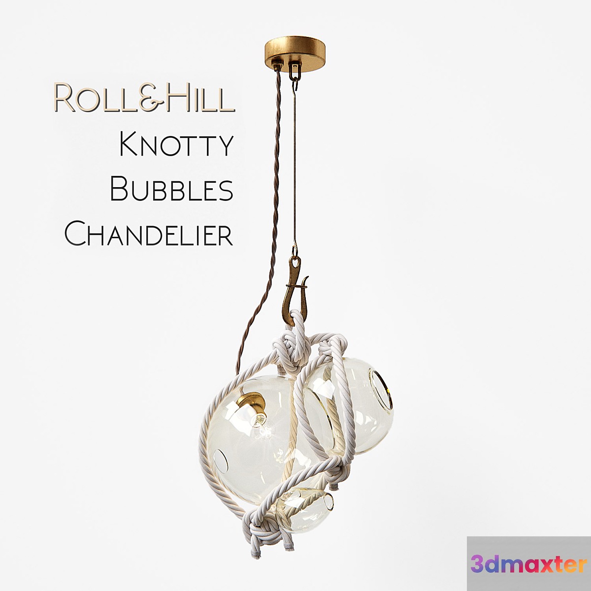 Roll&Hill | Knotty Bubbles Chandelier 3D Max