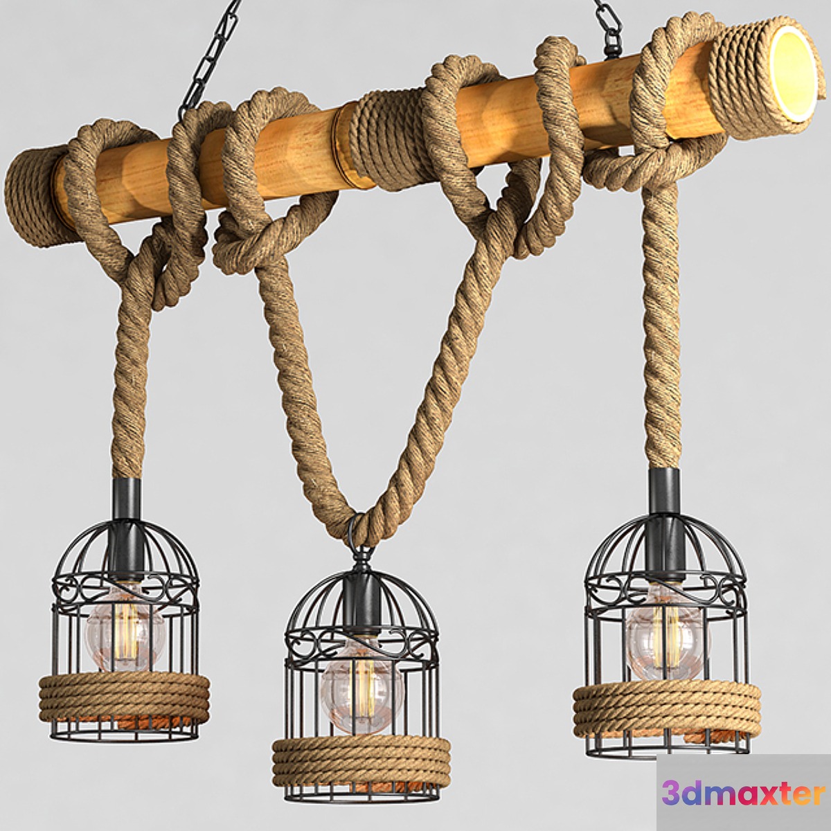 Chandelier Loft Rope Chandelier