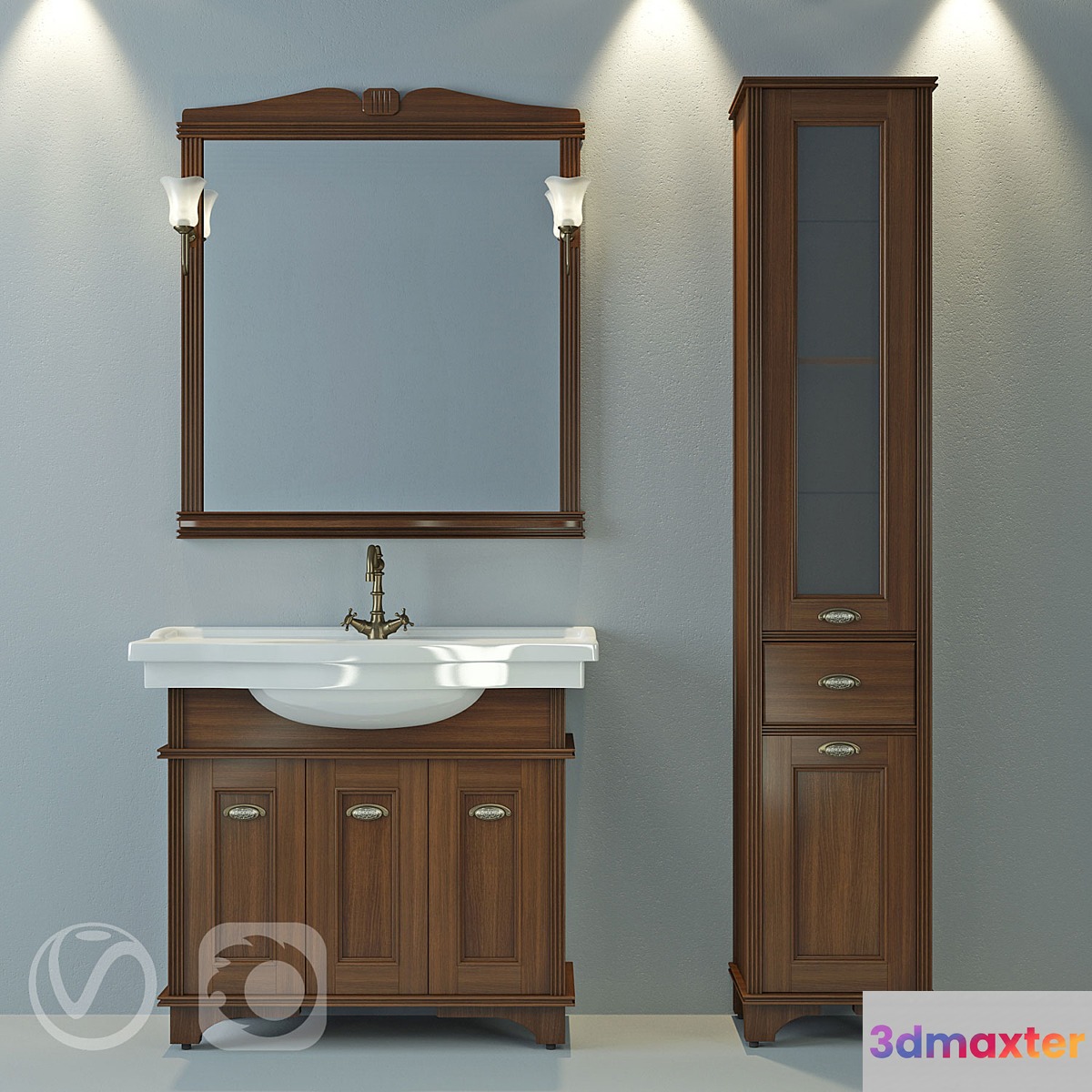 Bath Furniture Aquanet Nicole 90