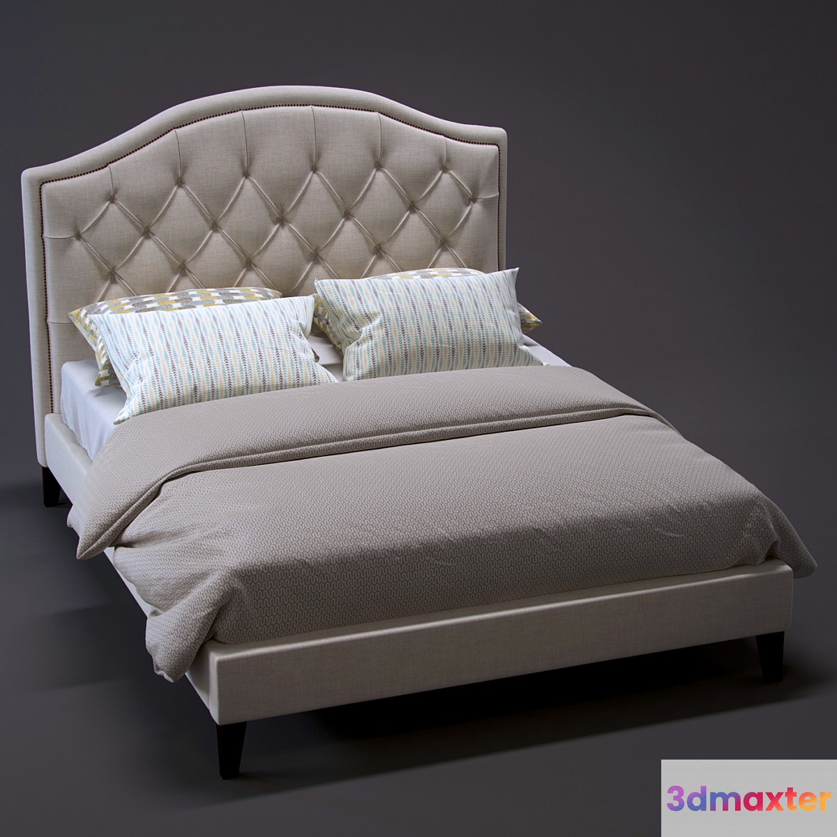 H60F Tufted Bedframe