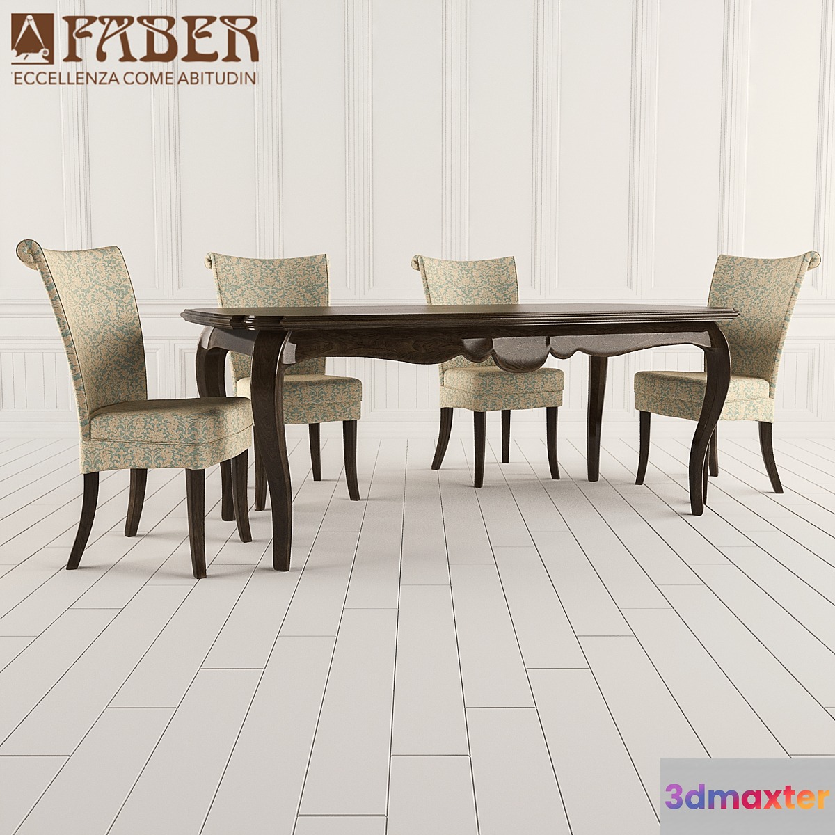Abate Faber Dining Table 3D Max