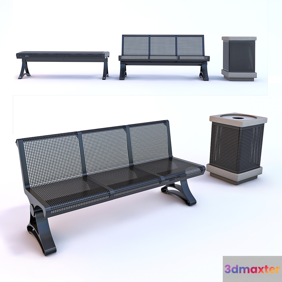 Bench and bin Naman