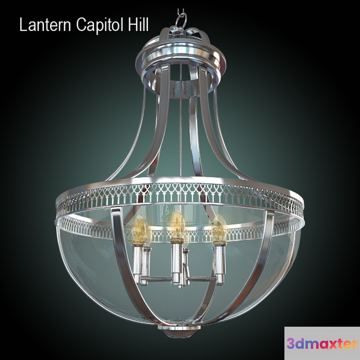 chandelier Lantern Capitol Hill 3D Max