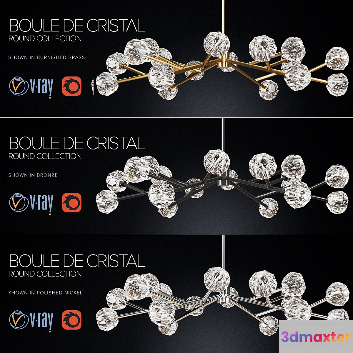 RH _ BOULE DE CRISTAL ROUND COLLECTION 60