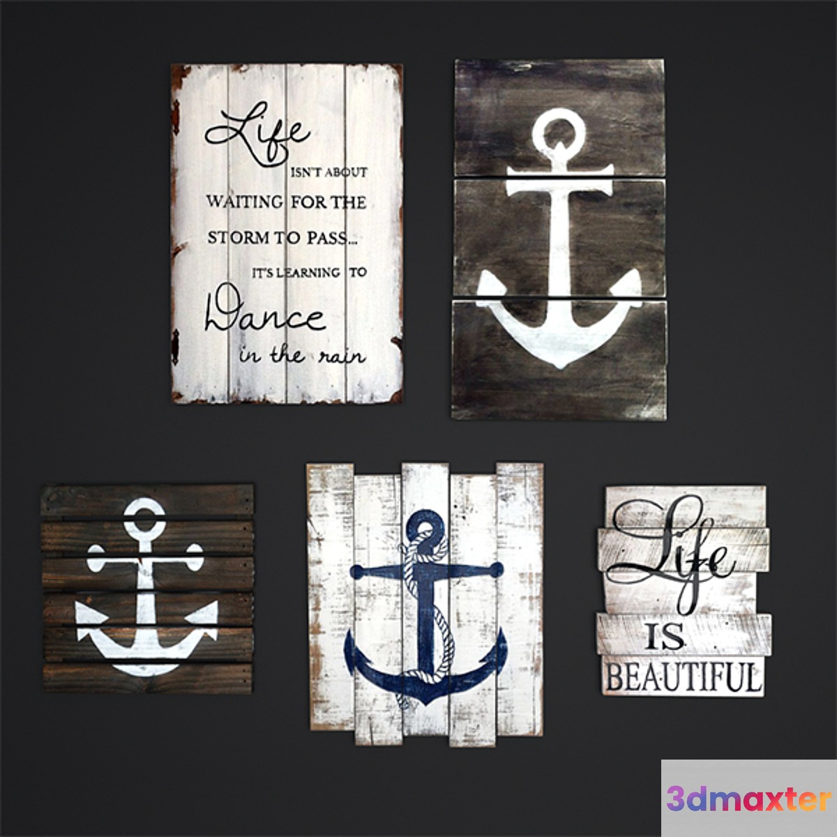wooden posters