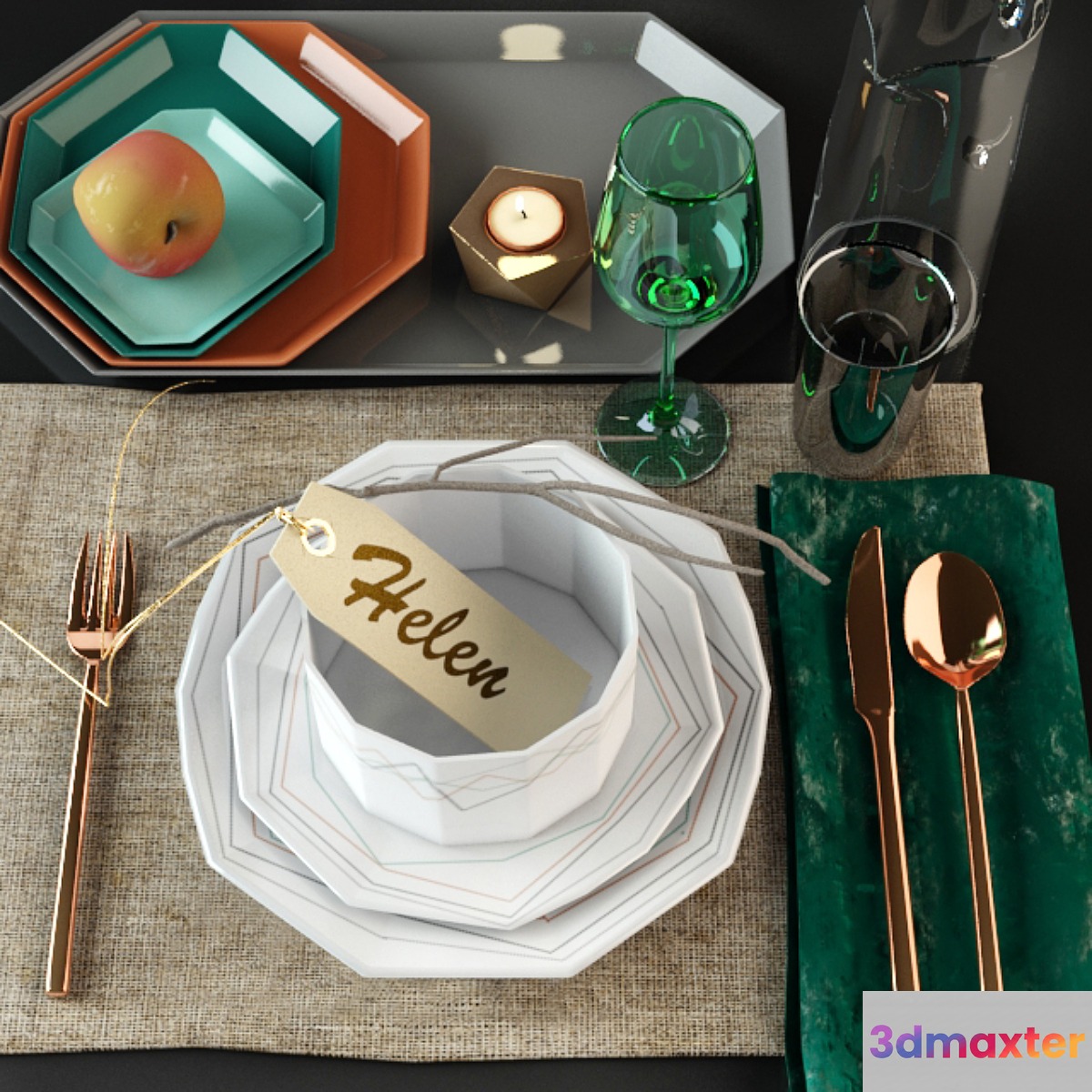 set of dishes - No.4