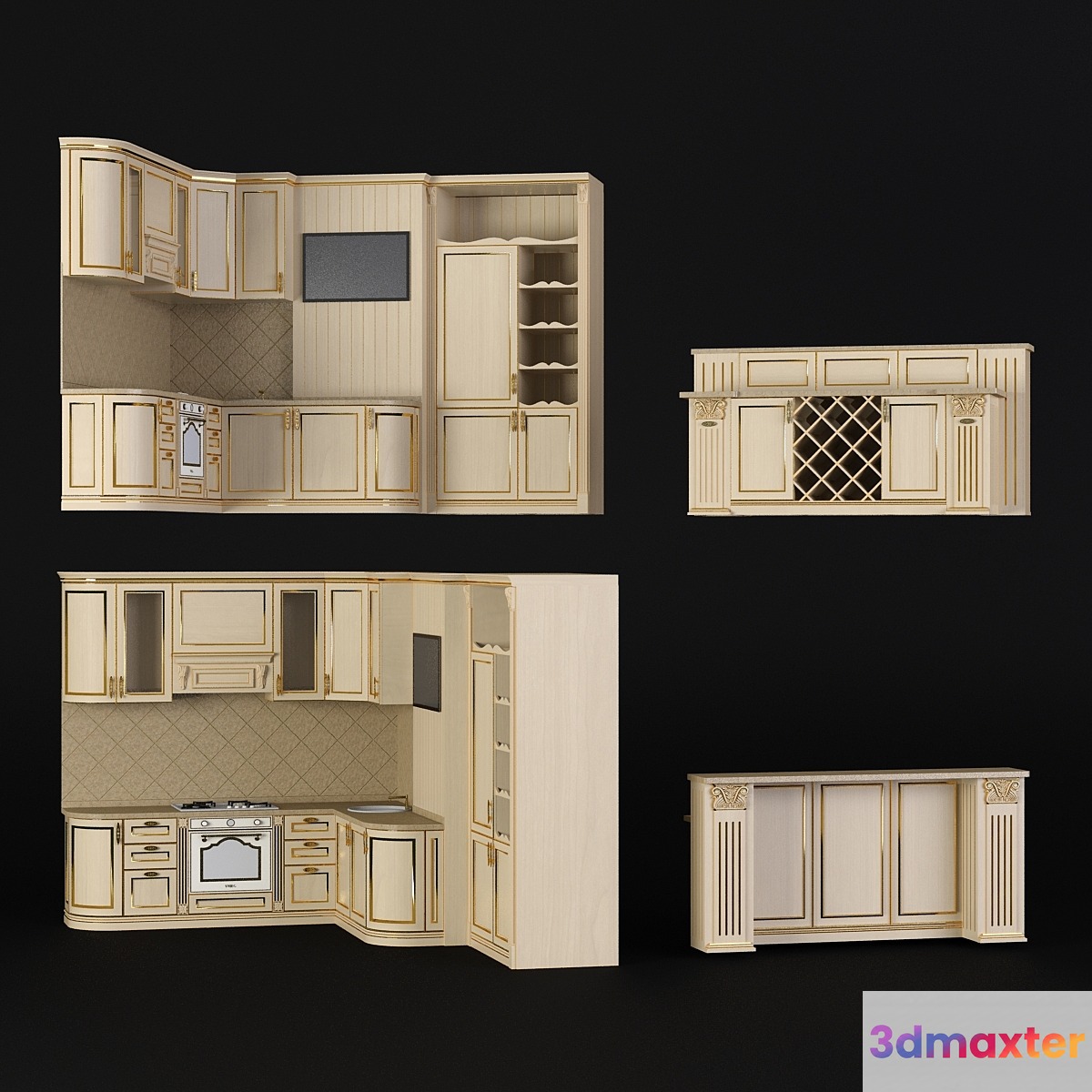 Kitchen. Sameba 3D Max