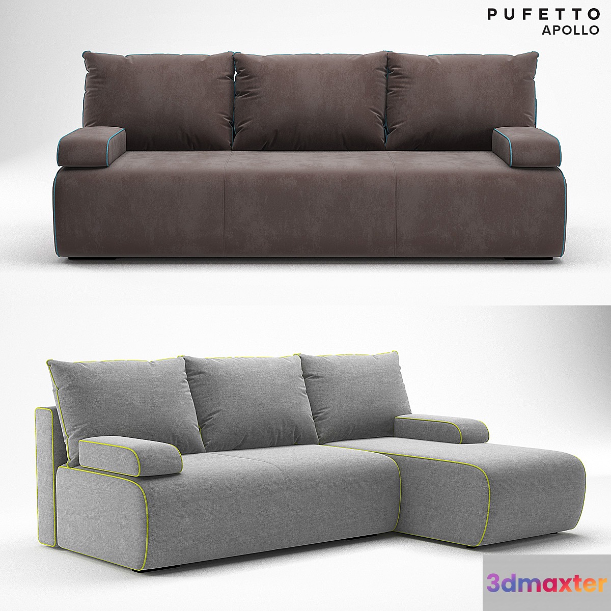 Pufetto Apollo 3D Max