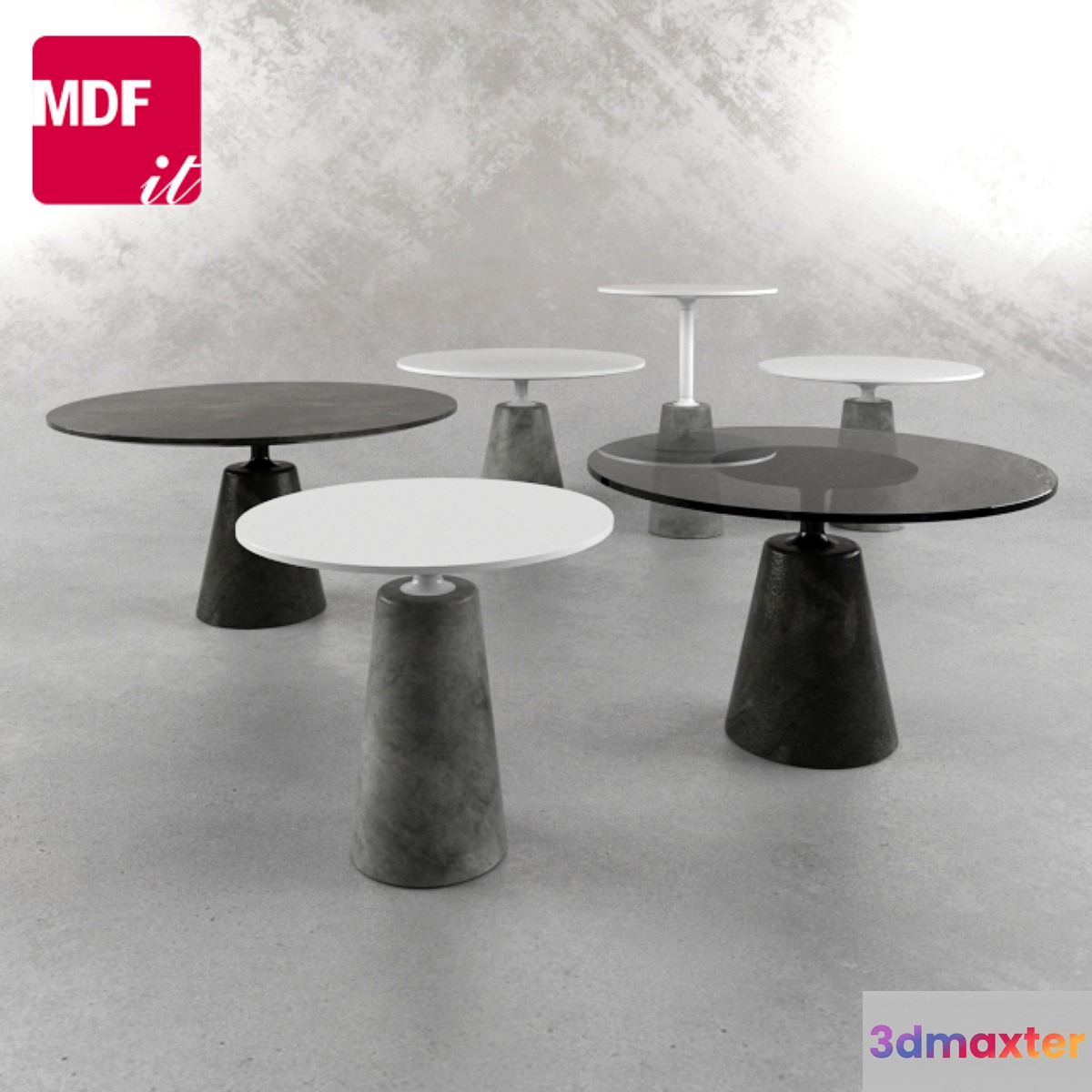 Rock Table 3D Max
