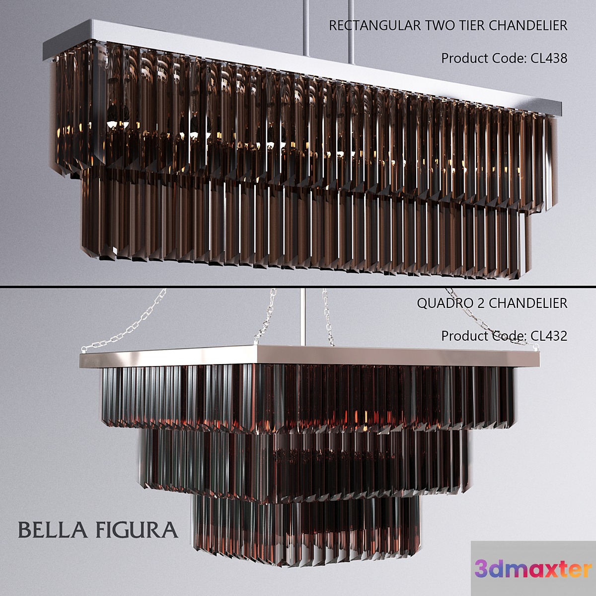 Bella Figura 2 pendants (vray corona) - No.6