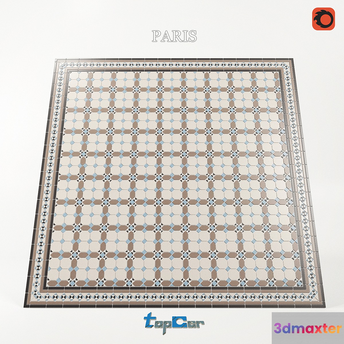 Porcelain TopCer-Paris 3D Max