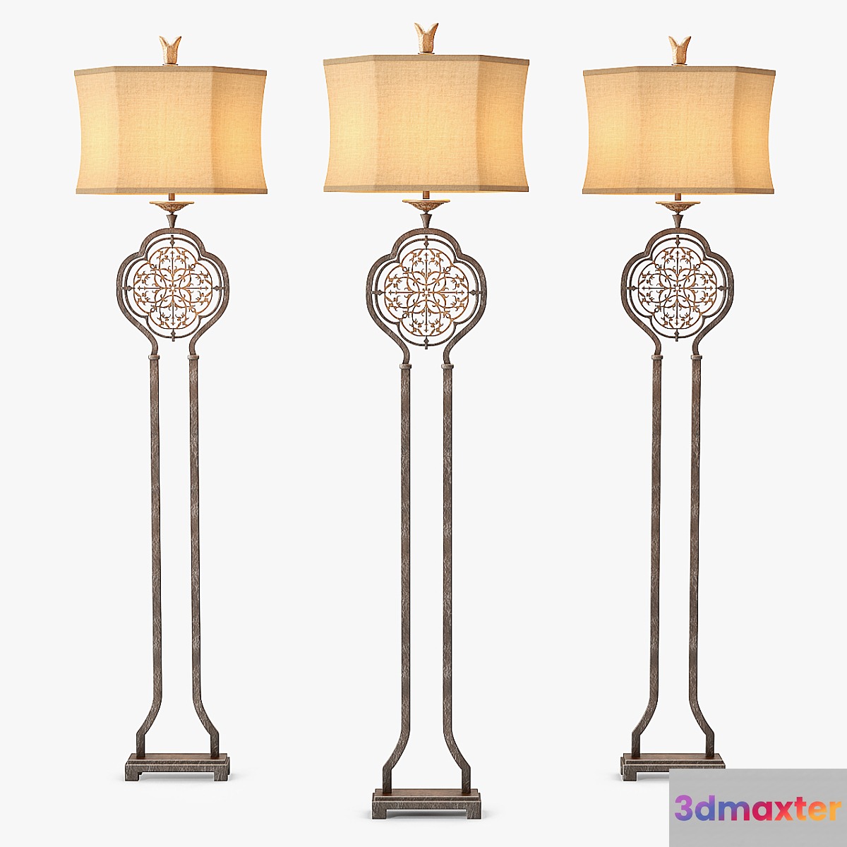 Murray Feiss Marcella 1Lt Floor Lamp 3D Max