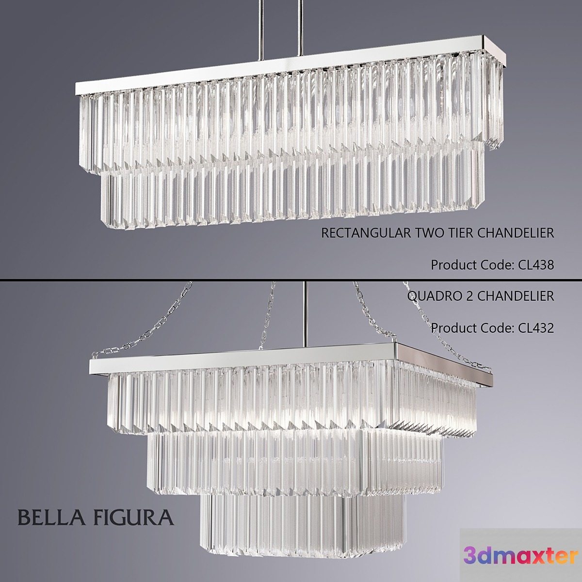 Bella Figura 2 pendants (vray corona)