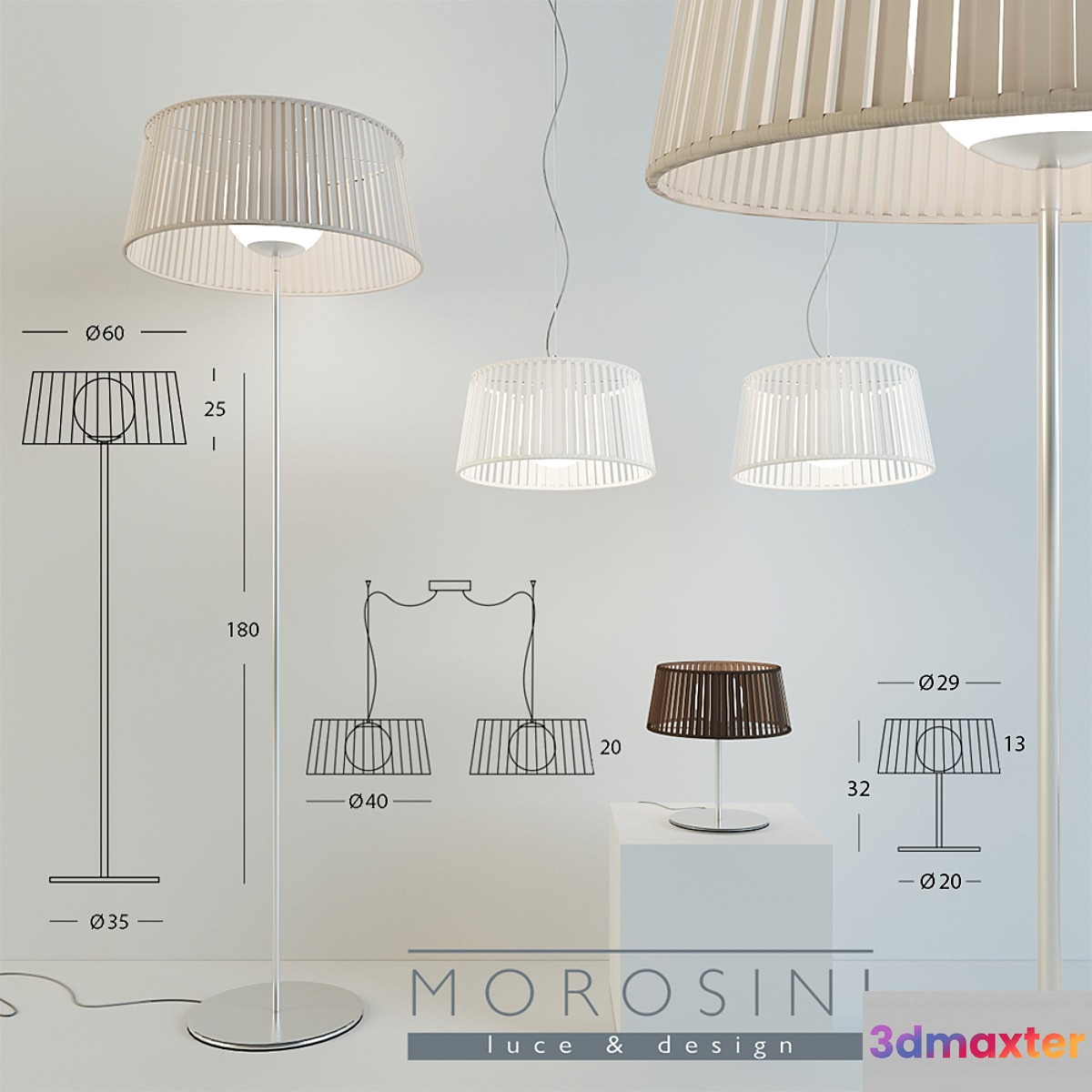 Morosini Ribbon 3D Max