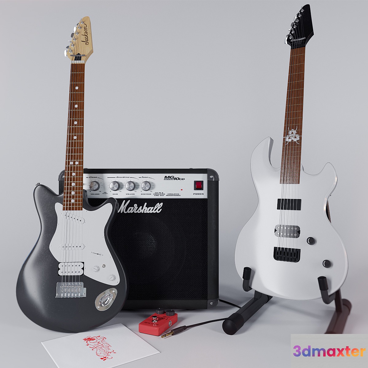 Guitar_pro Jackson 3D Max