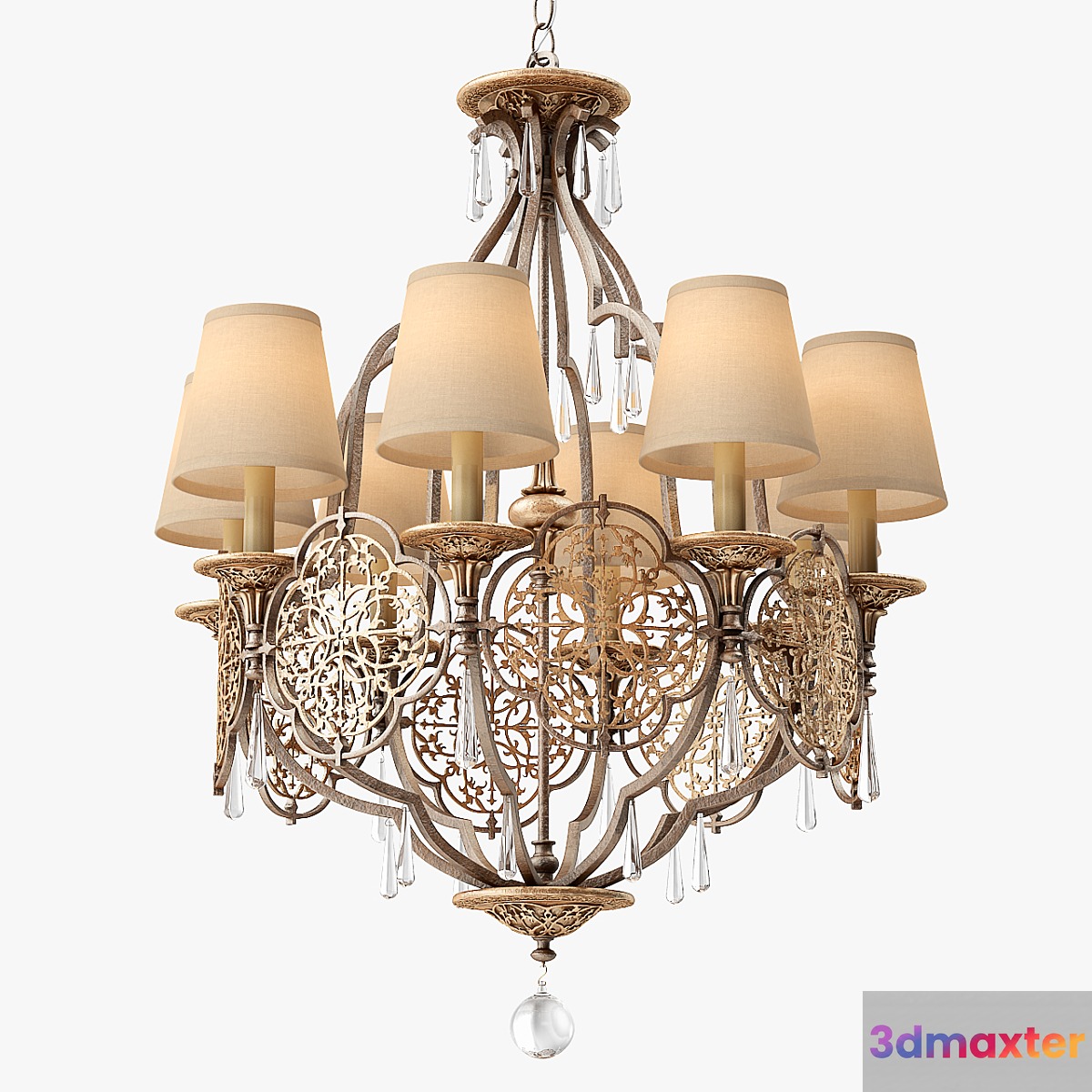 Murray Feiss Marcella Marcella 8Lt Chandelier 3D Max