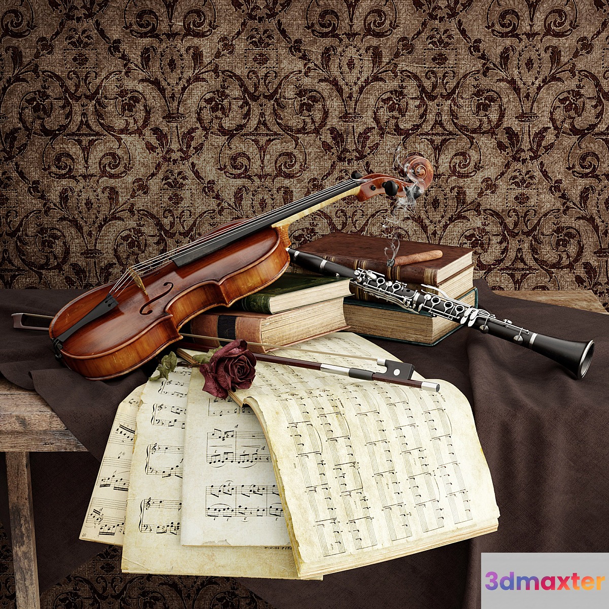 Musical Instruments 3D Max