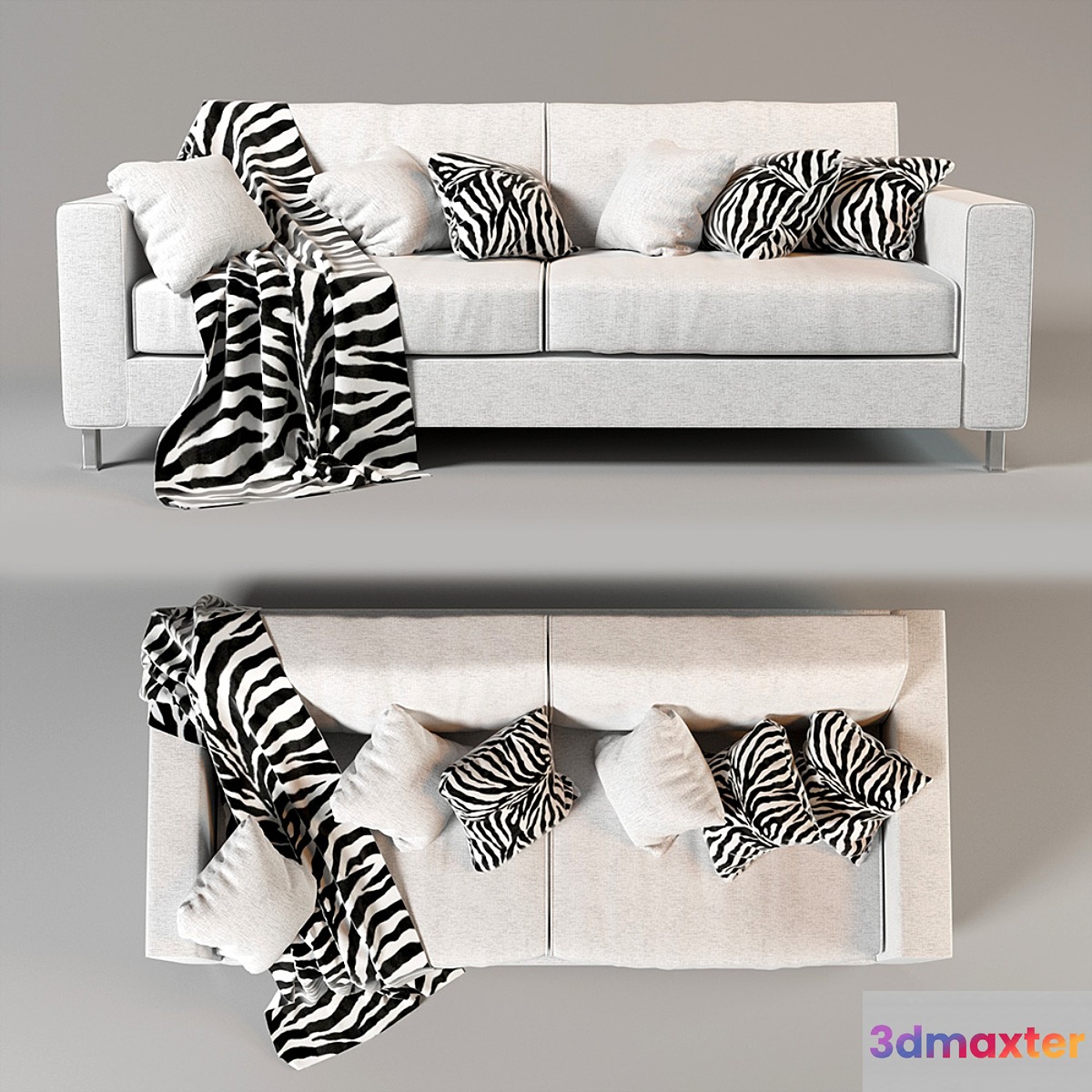 Sofa JAMES Milano Bedding _ Kover srl Sofa Beds MDJAM140F 2 3D Max