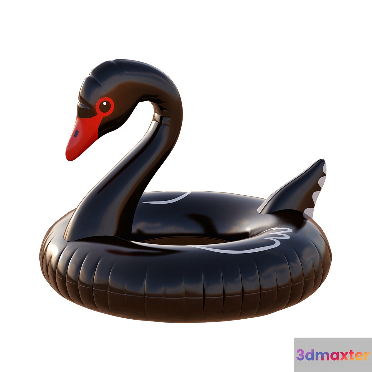 Black Swan Pool Float 3D Max
