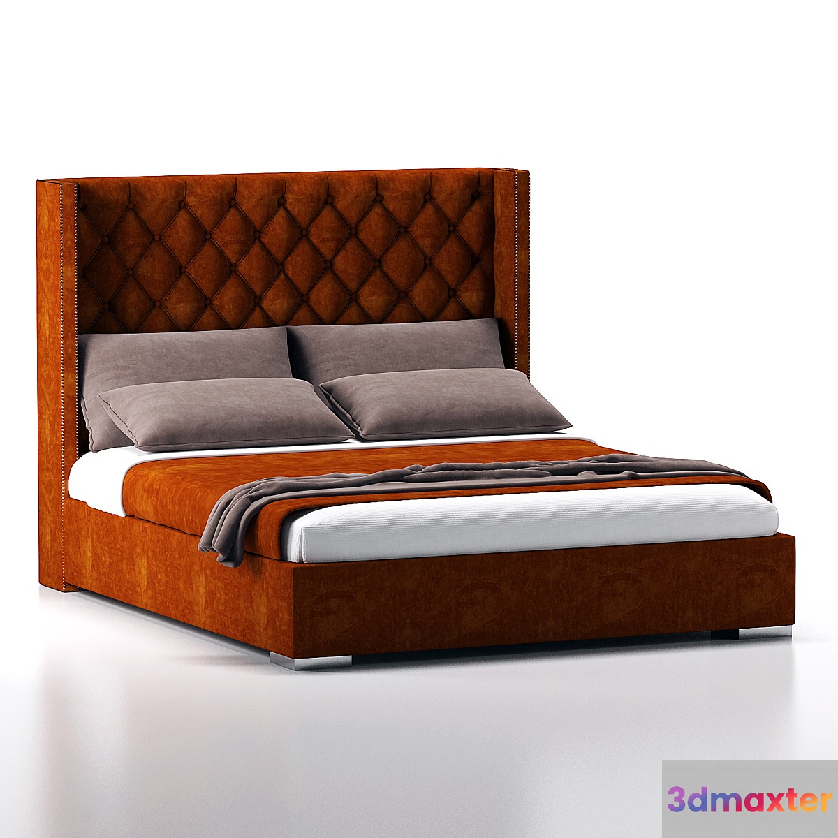Tiffany Bed 2 (1400) 3D Max