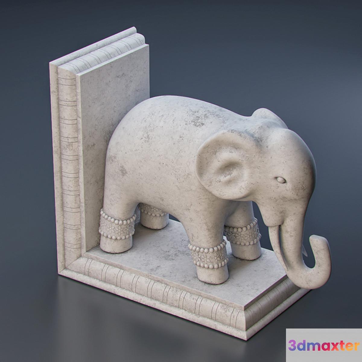 Elephant bookend