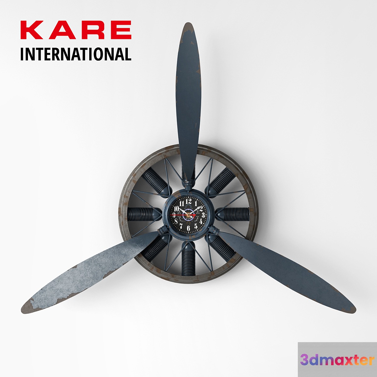 Wall Clock Propeller by KARE