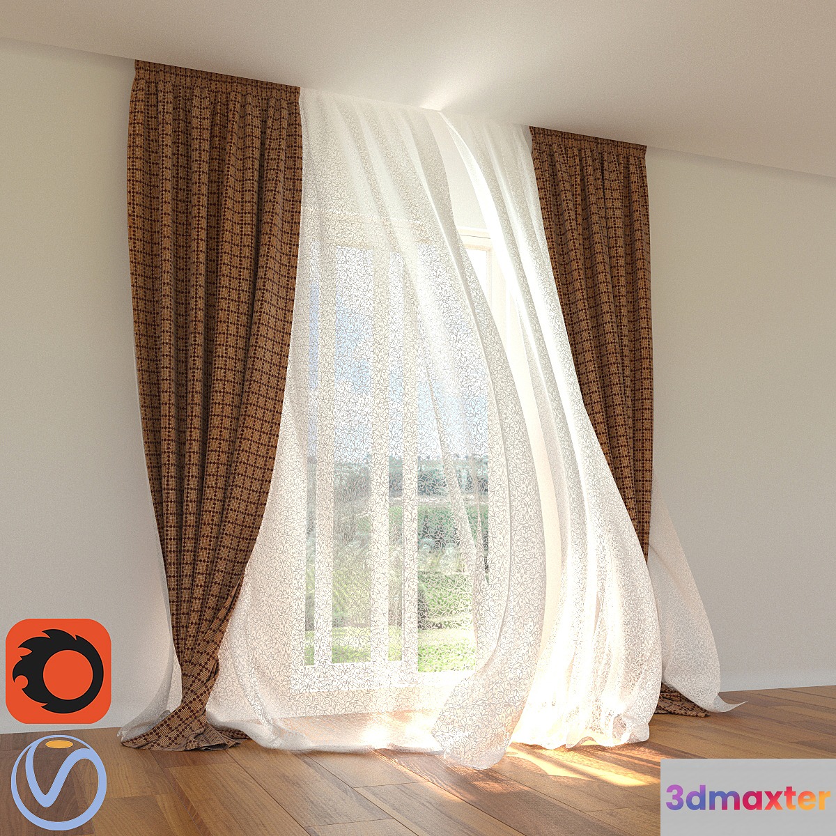 Curtains (Curtain) 3D Max