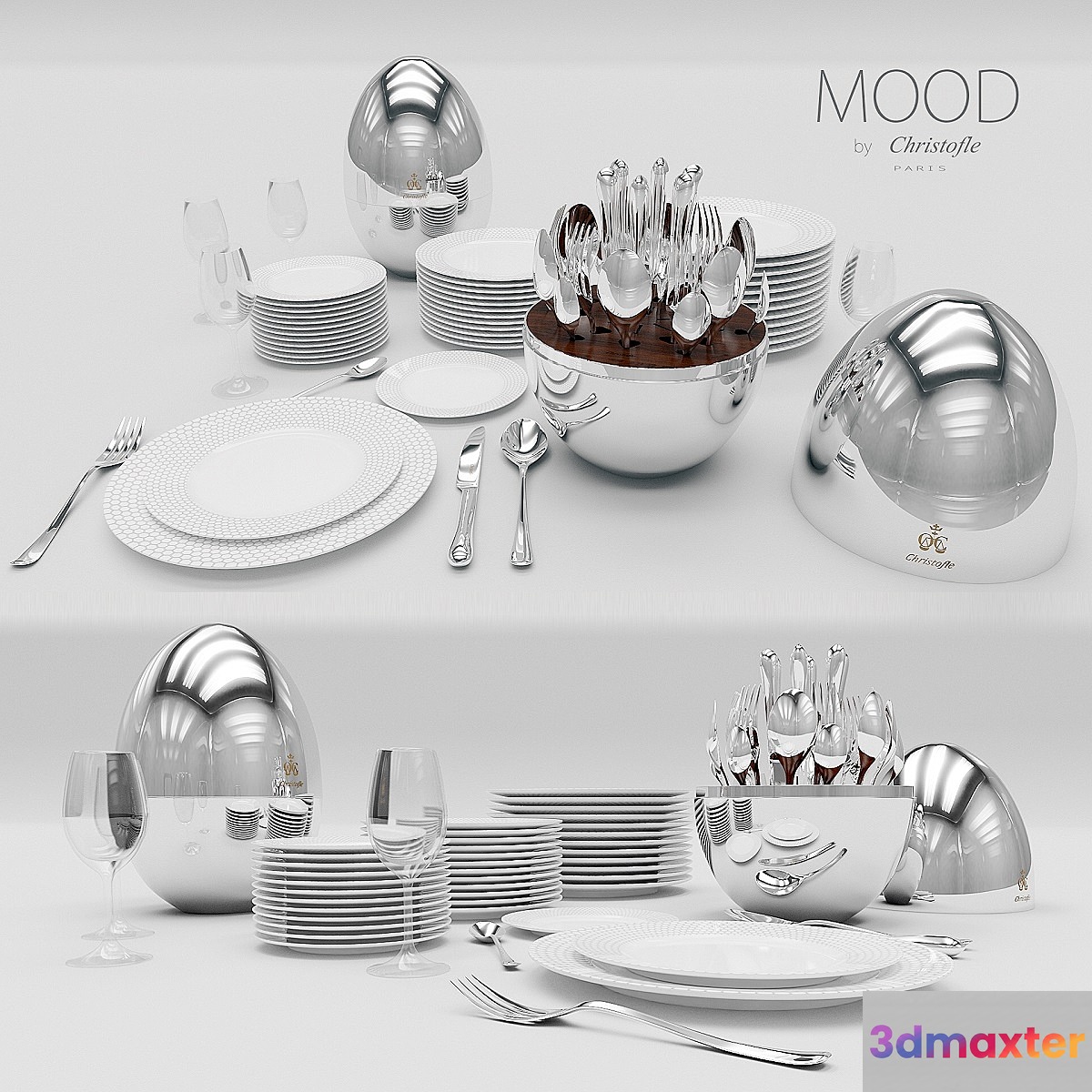 A set of cutlery MOOD by Christofle - No.3