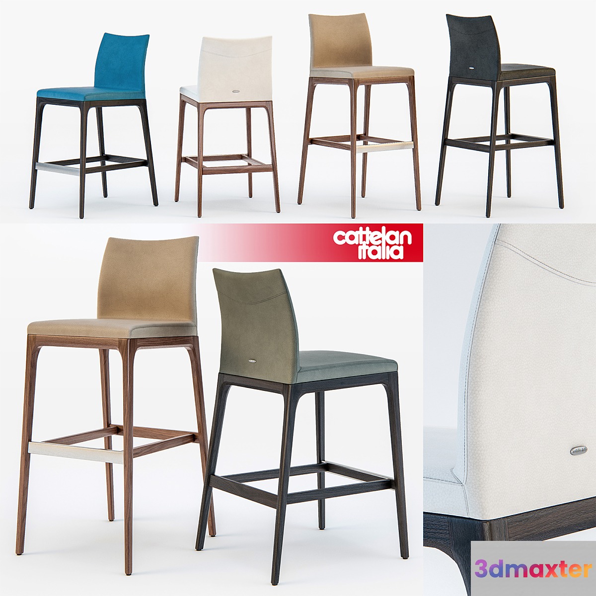 Cattelan Italia Arcadia stool - No.6