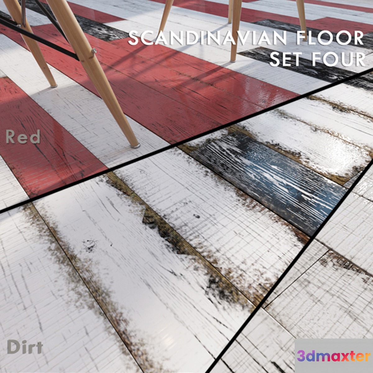 Scandinavian floor set 4 3D Max