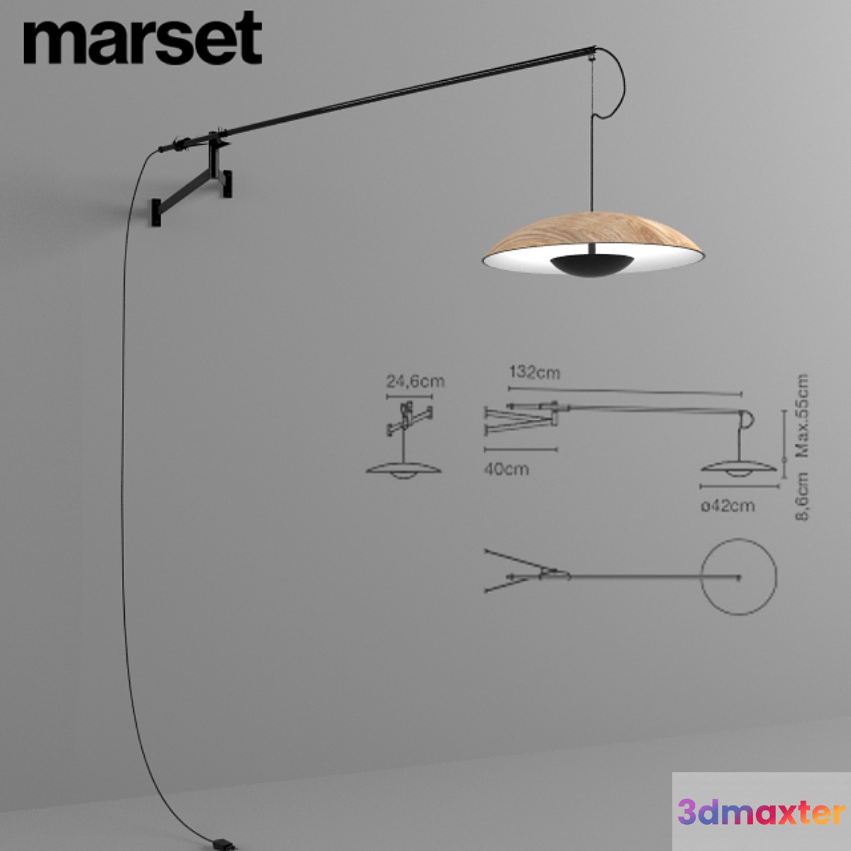 Wall lamp Marset Ginger A XL 42 - No.2