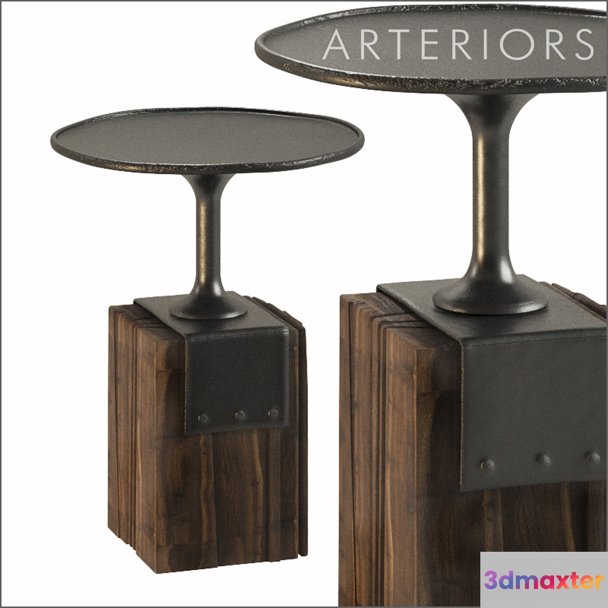 Arteriors Anvil Occasional Table 3D Max