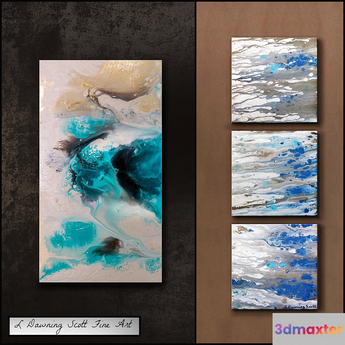 L Dawning Scott Fine Art - set 3