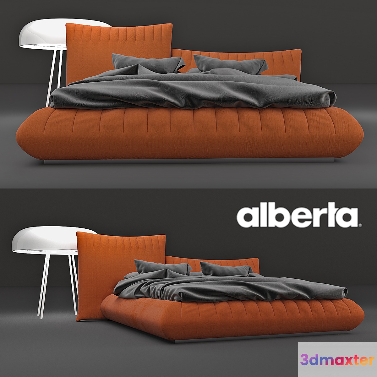 Bed Bellavita Letto Alberta Salotti 3D Max