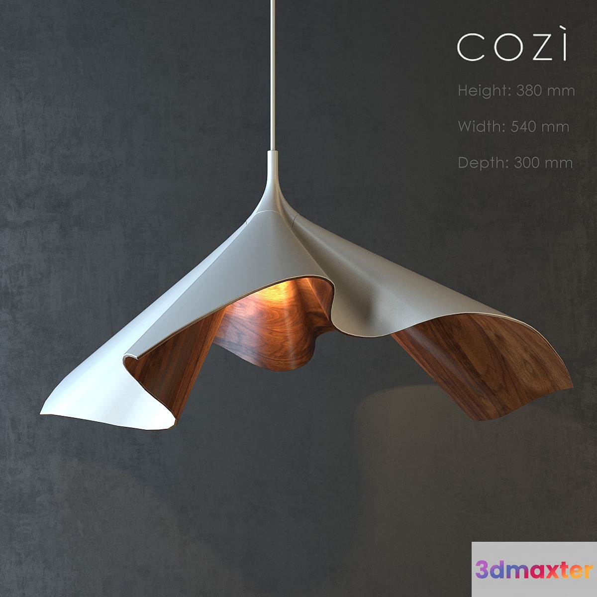 COZI Bloom Light Pendant white