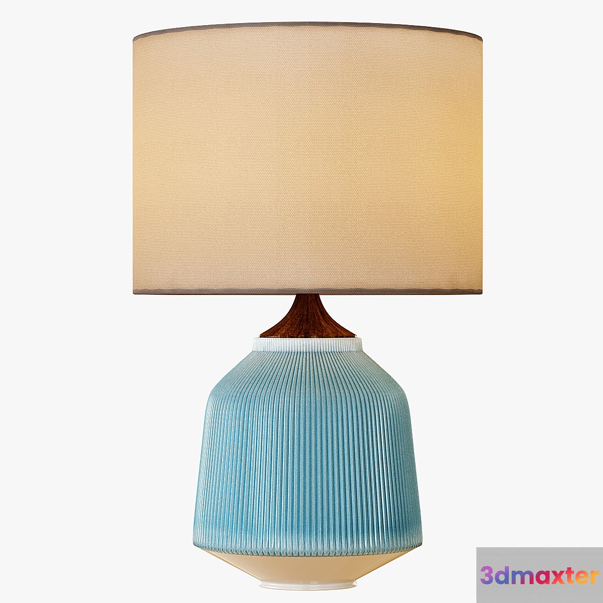 Roar + Rabbit Ripple Ceramic Table Lamp 3D Max