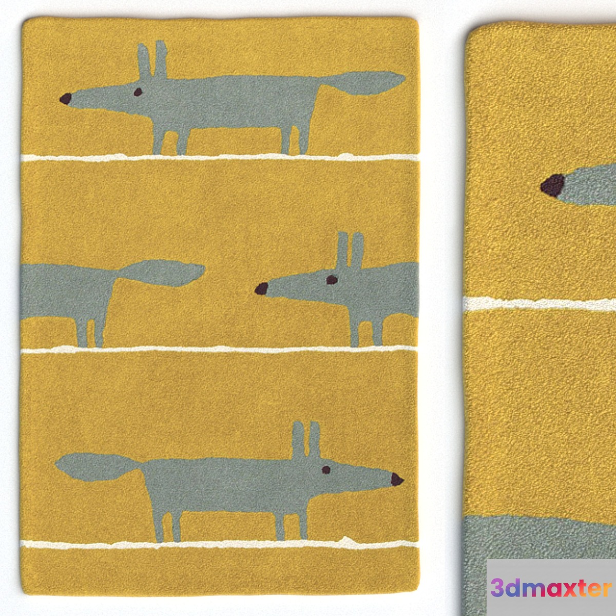 Carpet Scion Mr Fox Mustard Rug