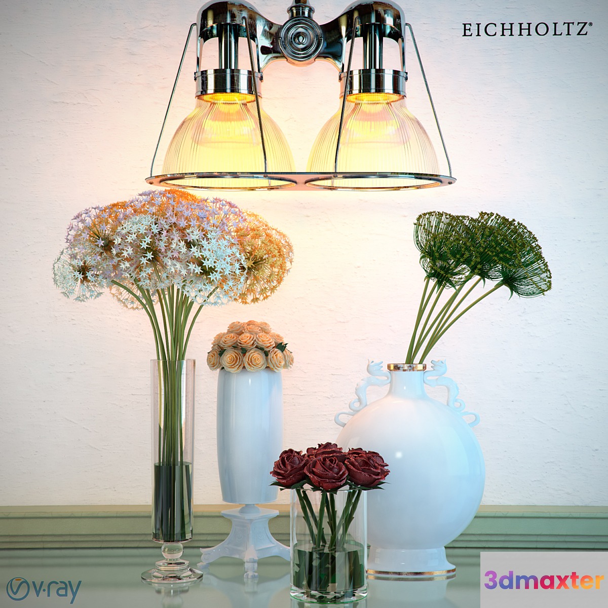 Eichholtz Porters Bay Lamp and Vases - No.3