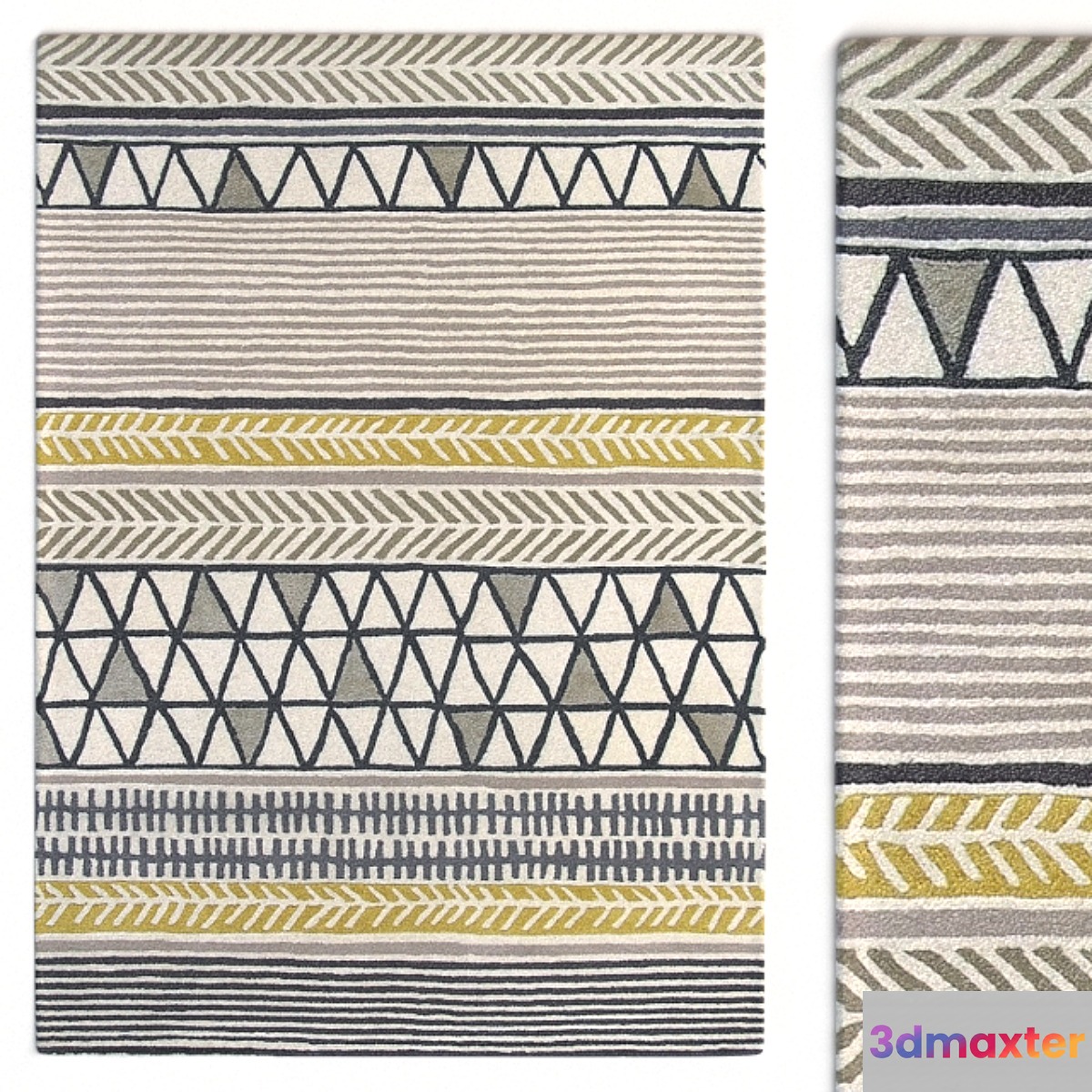 Carpet Scion Raita Taupe Rug - No.2