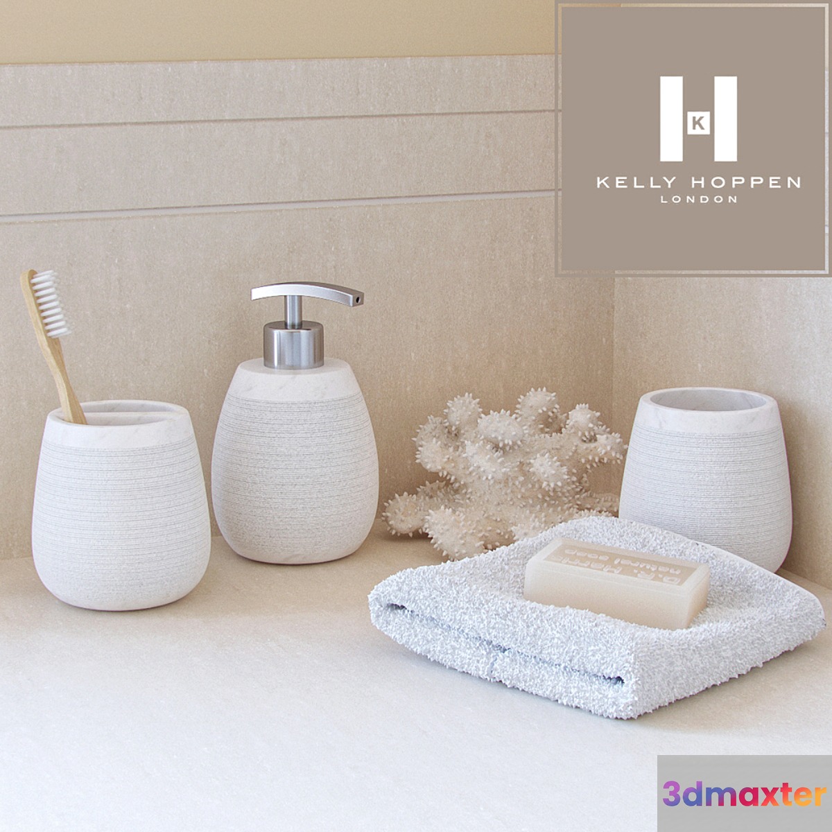 Kelly Hoppen | Textured Stone Accessories 3D Max