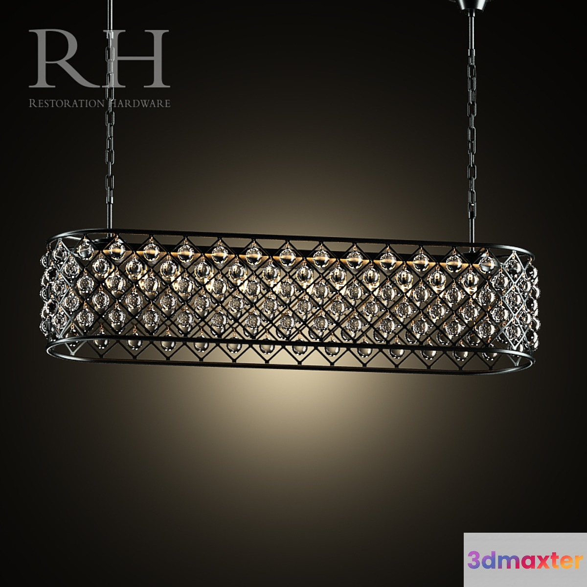 Chandelier RH SPENCER RECTANGULAR CHANDELIER - No.3